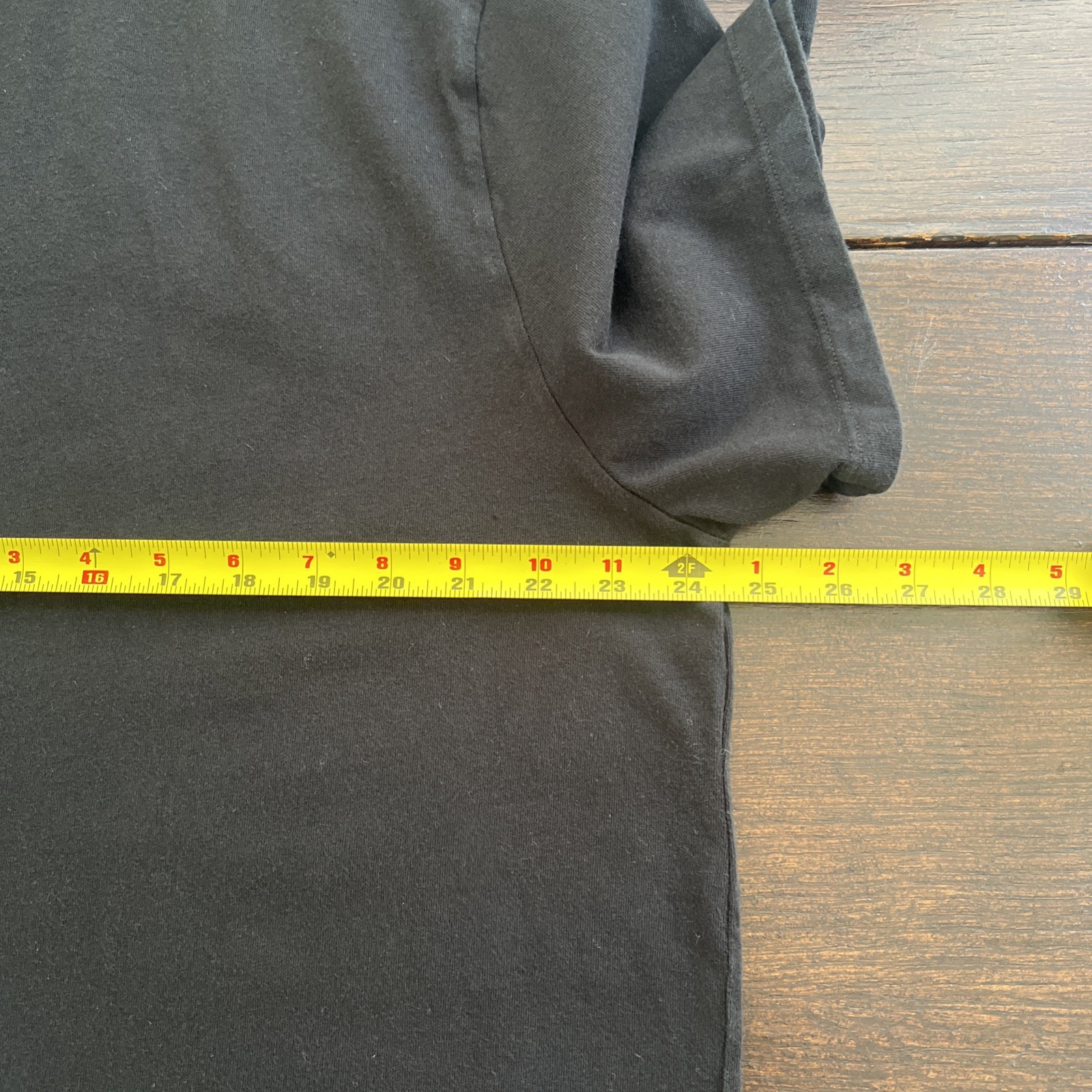 Vince Men's 2XL 100% Cotton Crewneck Black USA Made Classic Basic T-Shirt gallery
