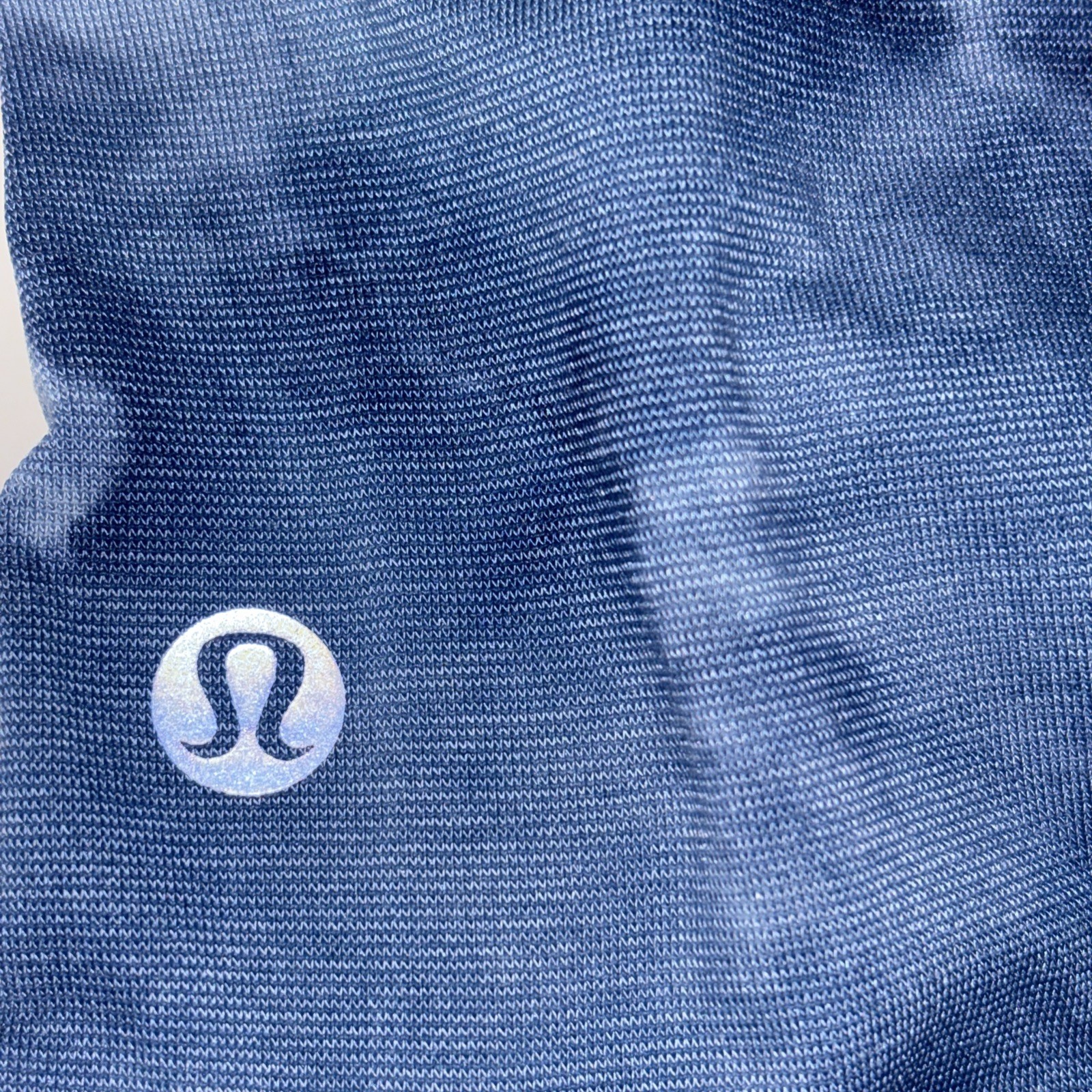 Lululemon Always Agile Short Sleeve Spray Diamond Dye Tee Size Large Blue Navy gallery