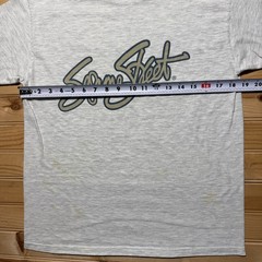 Vintage 90s Sesame Street Script Logo Short Sleeve Heather Shirt USA Size Small