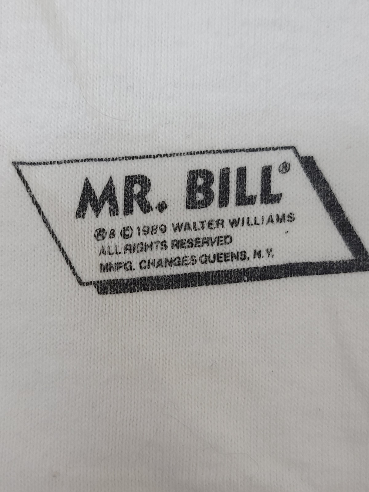 Vintage 1989 Mr Bill's Gym Shirt Mens Medium SNL Walter Williams Single Stitch gallery