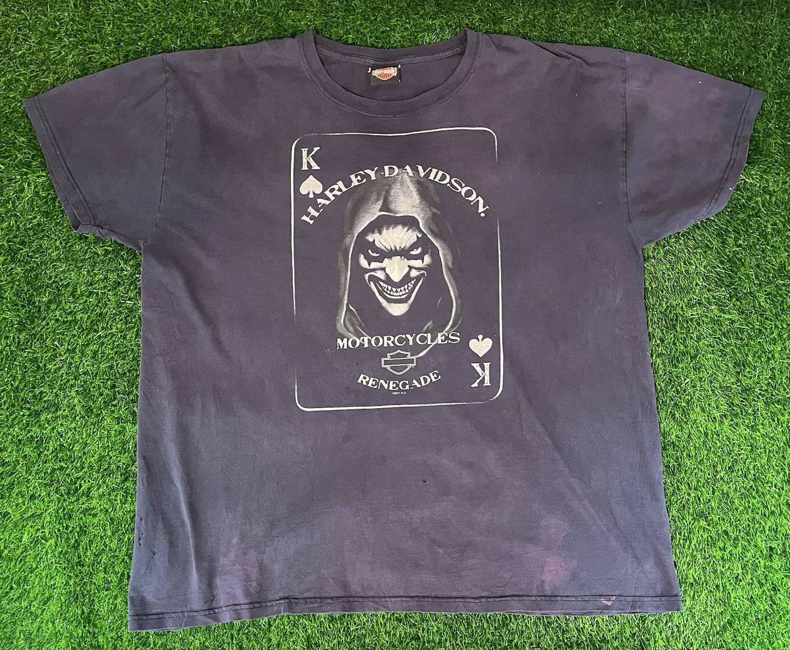 Thrashed Harley Davidson Renegade Illinois T-Shirt Mens 3XL – See Description