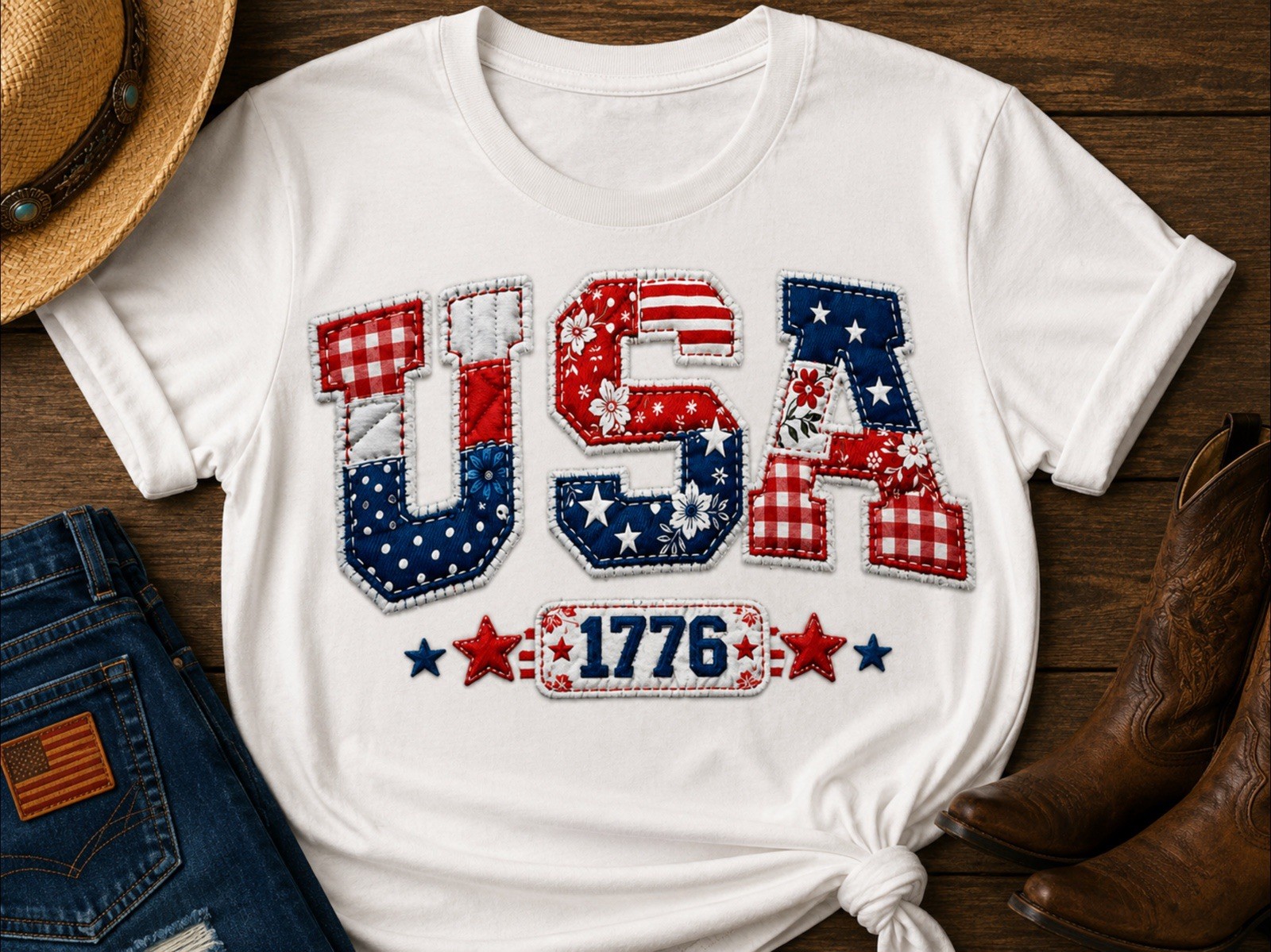 Custom Graphic T-Shirt/Country, Western, Fishing, Camping, Farm, Patriotic gallery