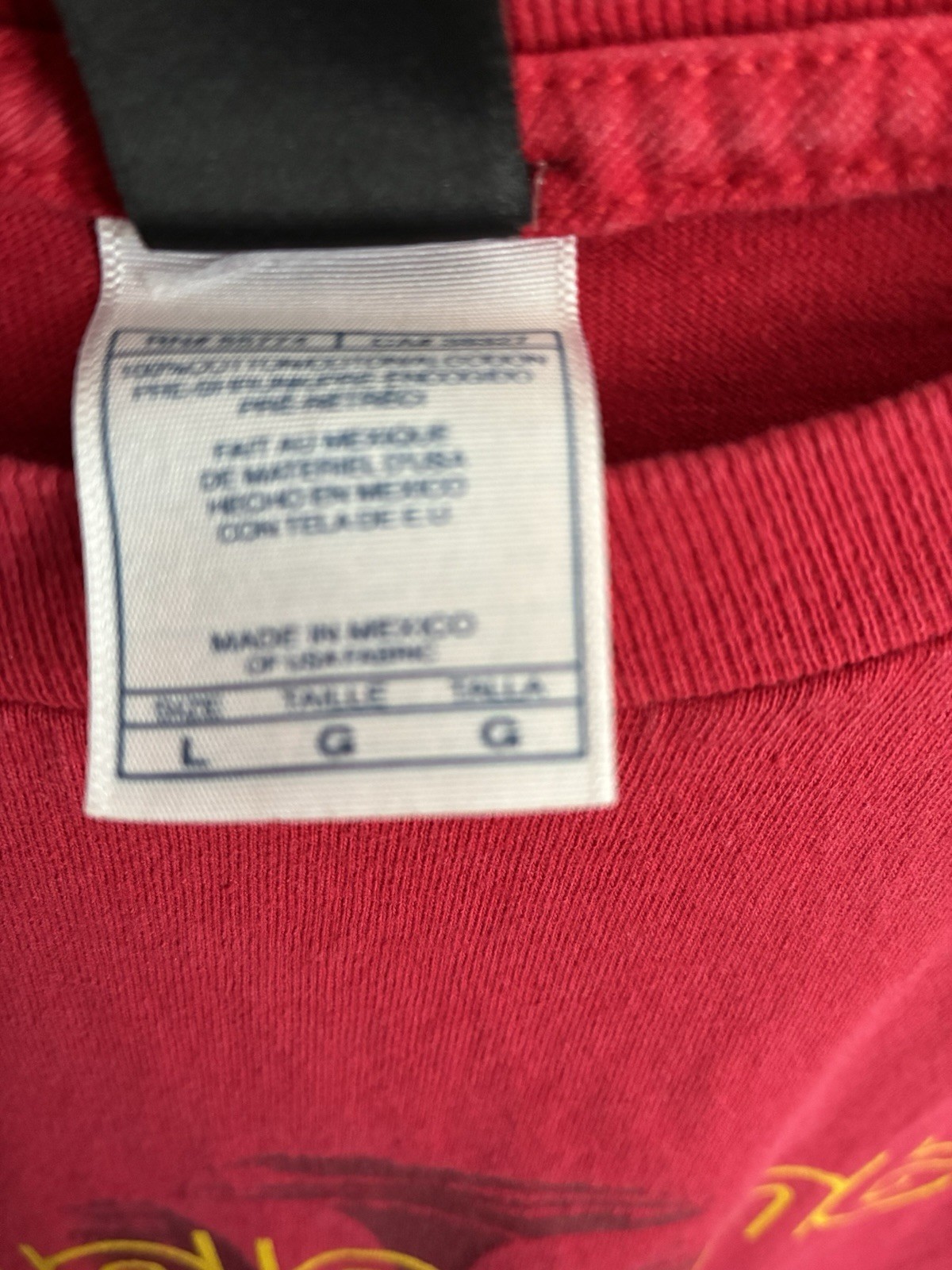 Hurley Men’s Red Graphic Logo Tee L Cotton Crew Neck Short Sleeve gallery