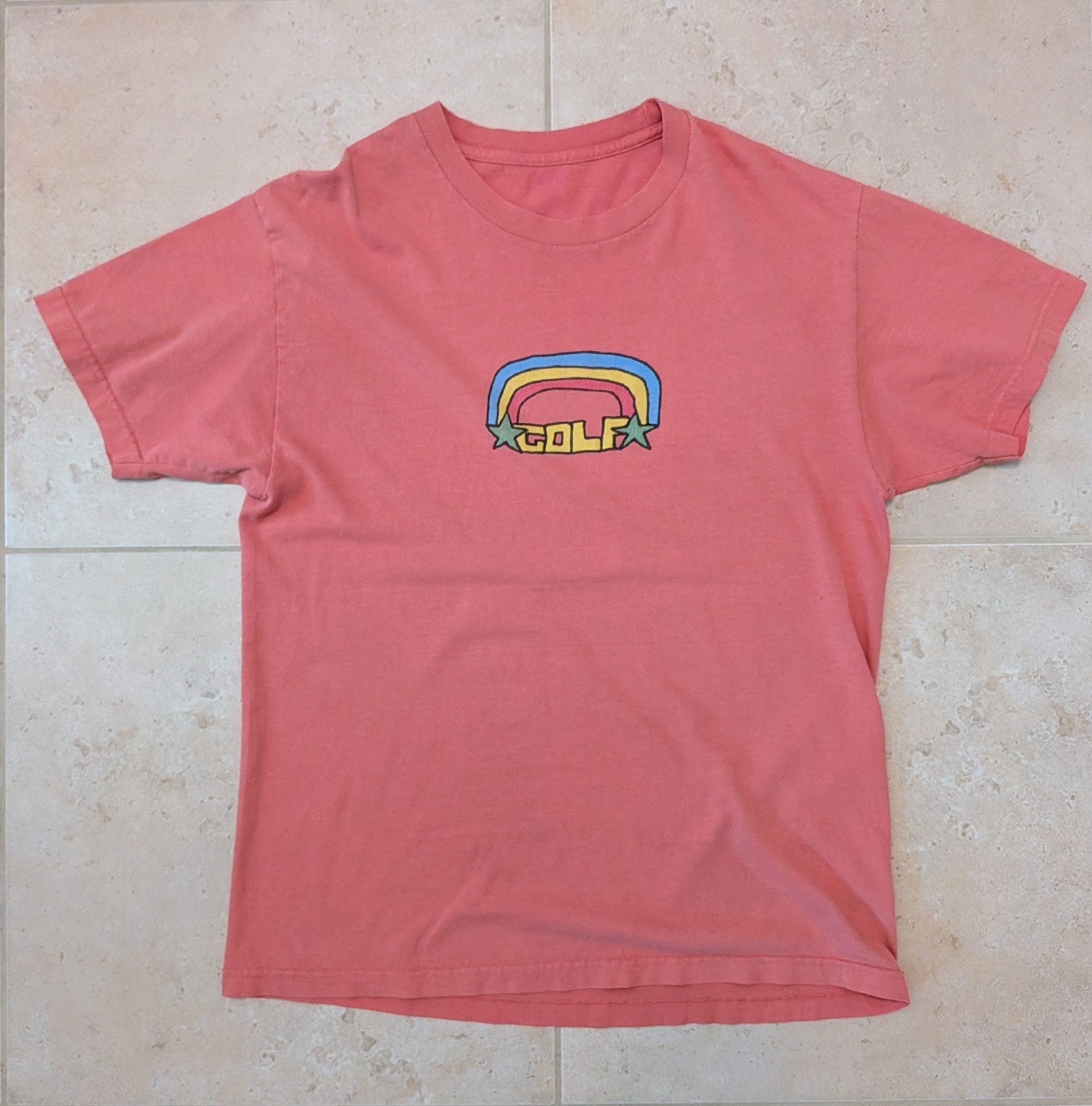 Golf Wang Pink Short Sleeve T Shirt Size Large Tyler The Creator Brand