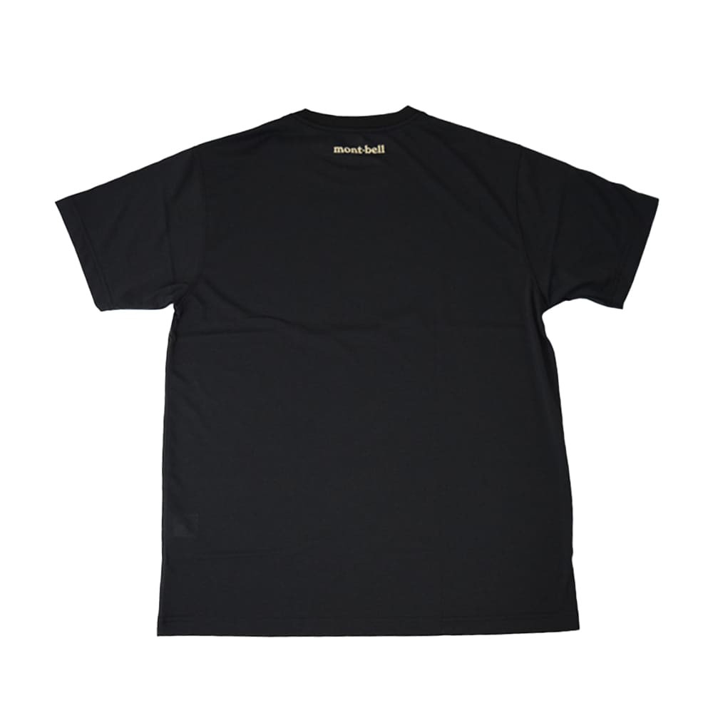 Montbell T-shirt XS or S or M or L or XL sizes black, unisex UV protection gallery