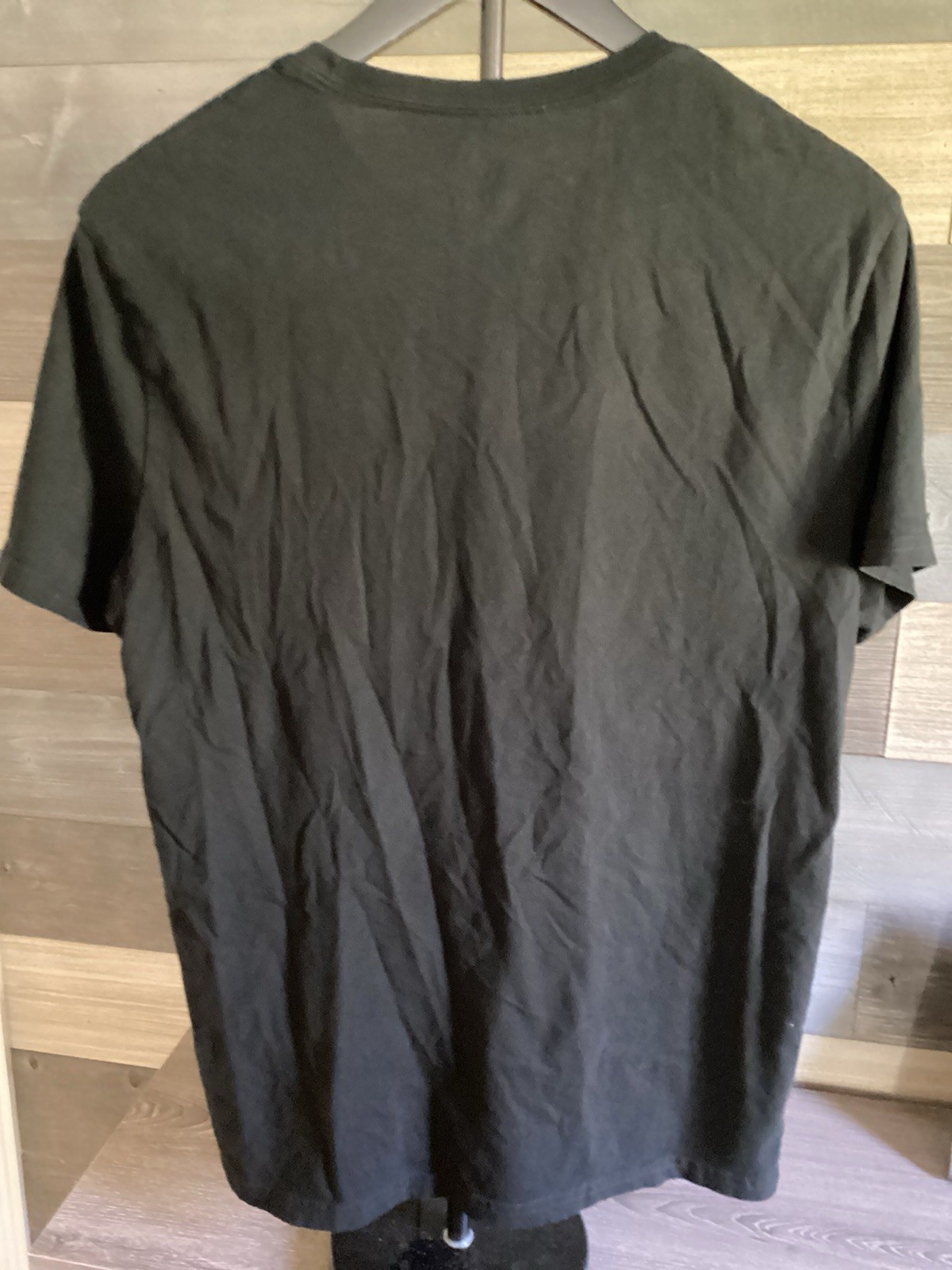 Express Graphic Print T-Shirt Black W Black Logo Size Medium Men gallery
