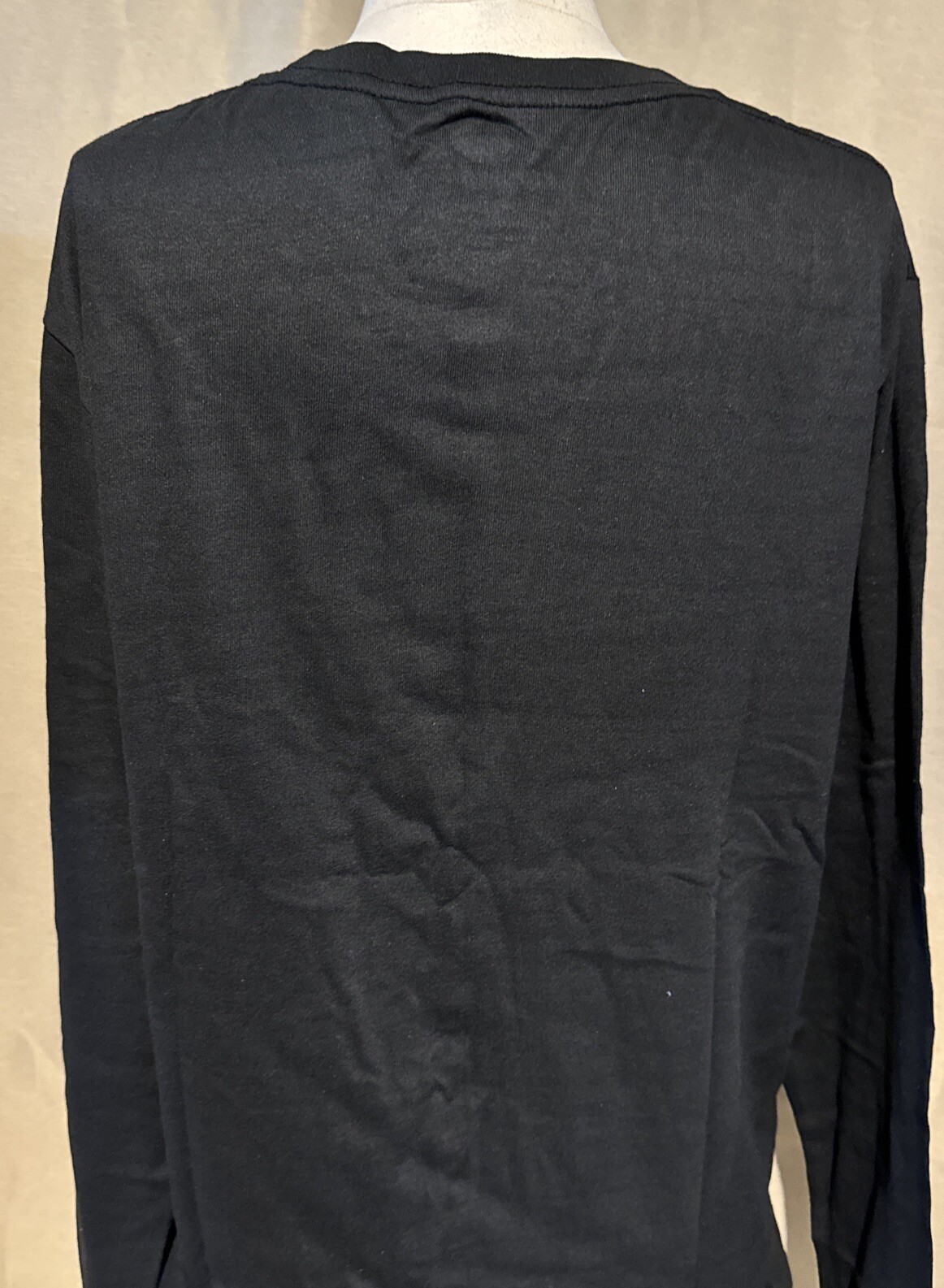 Mossy Oak Men's Medium Long Sleeve Black T-Shirt With Camouflage Logo gallery