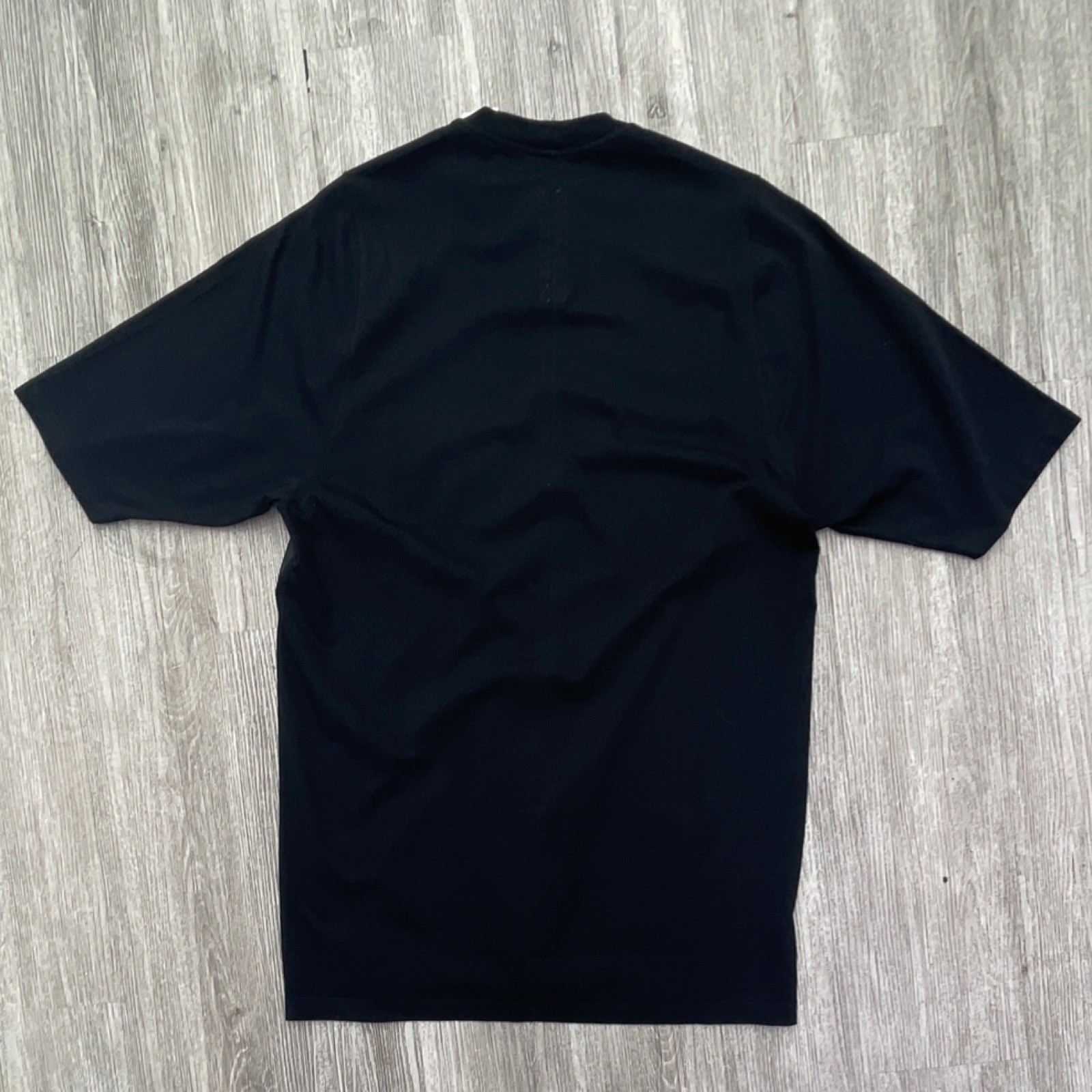 Rick Owens EDFU S/S 23 Crew Neck Pocket T-Shirt Black XS Cotton Polyamide gallery