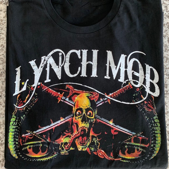 Rare Wicked Sensation Lynch Mob Cotton Black Shirt All size