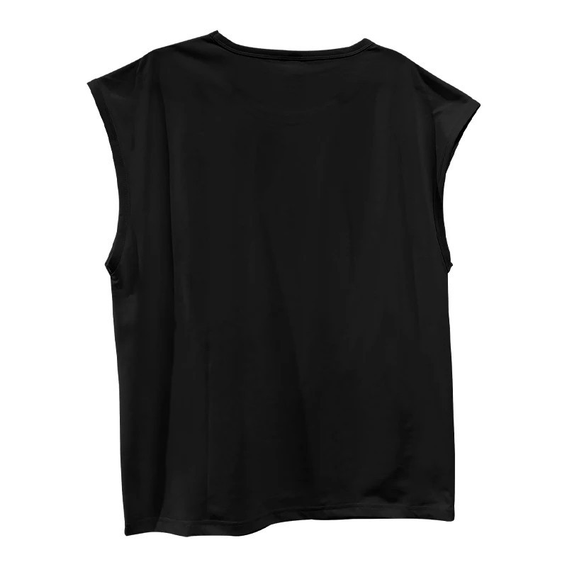"Men's Sleeveless T-Shirt Summer Sports Vest Casual Loose Fit Top" gallery