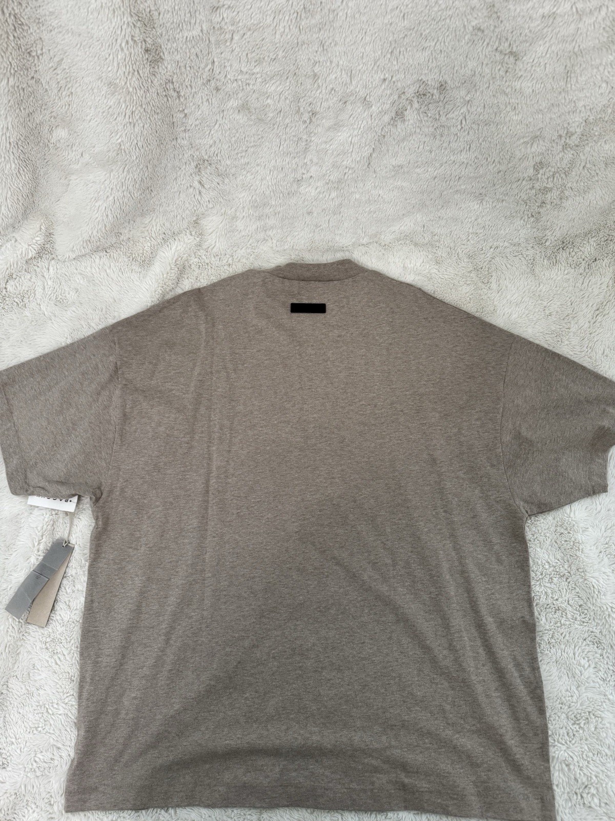 Essentials Fear of God Core Heather Cotton Jersey Men's Logo T-Shirt Size 2XL gallery