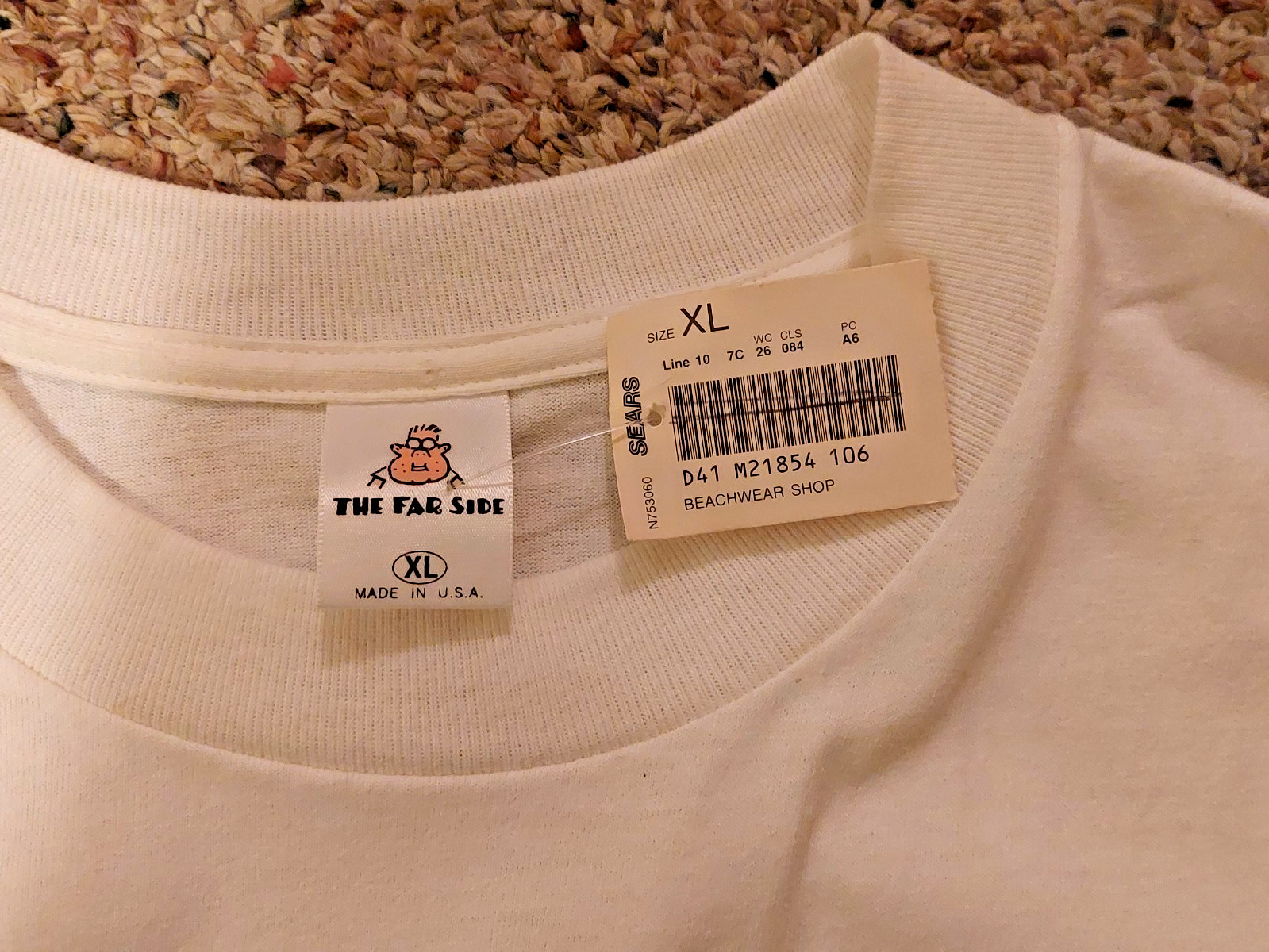 Vintage 80s The Far Side Shirt Lion Coat Hanger Men’s Large T Shirt Parody gallery