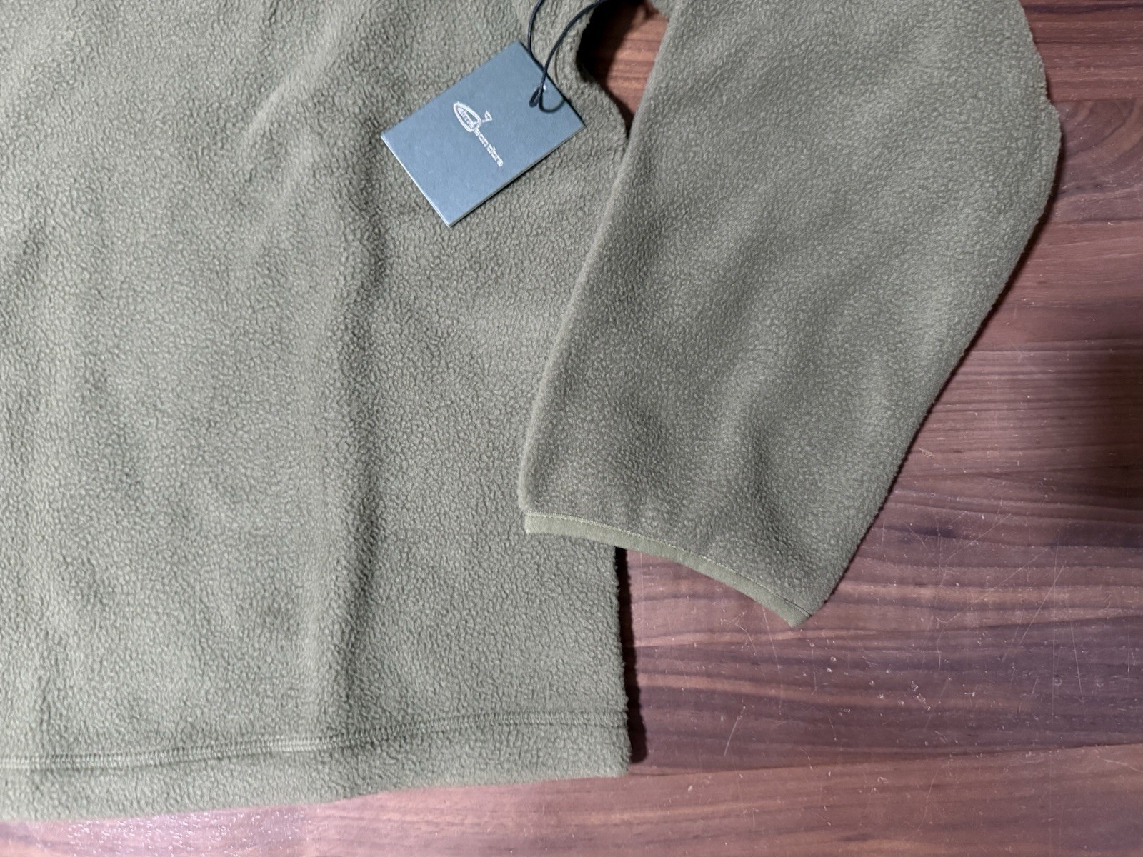 Aime Leon Dore ALD Golf Long-Sleeve Fleece Tee Winter Moss Embroidered Logos XL gallery