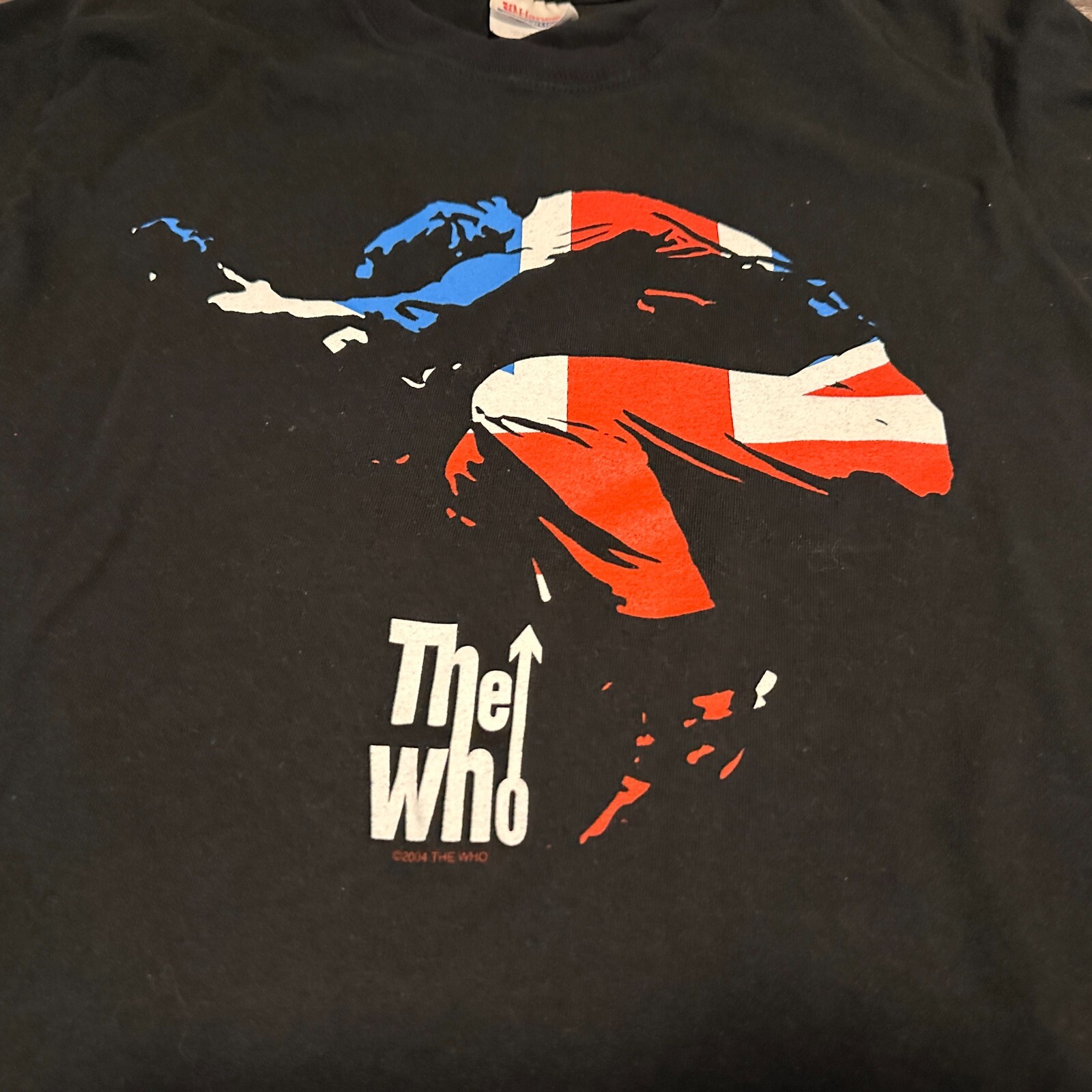 The Who Shirt Men's S 2004 Vintage Union Jack Flag Rock Band Music Merchandise gallery