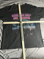 Mindless Self Indulgence T Shirt Rare 2014 Tour Double Sided L/XL No Tag (23×28)