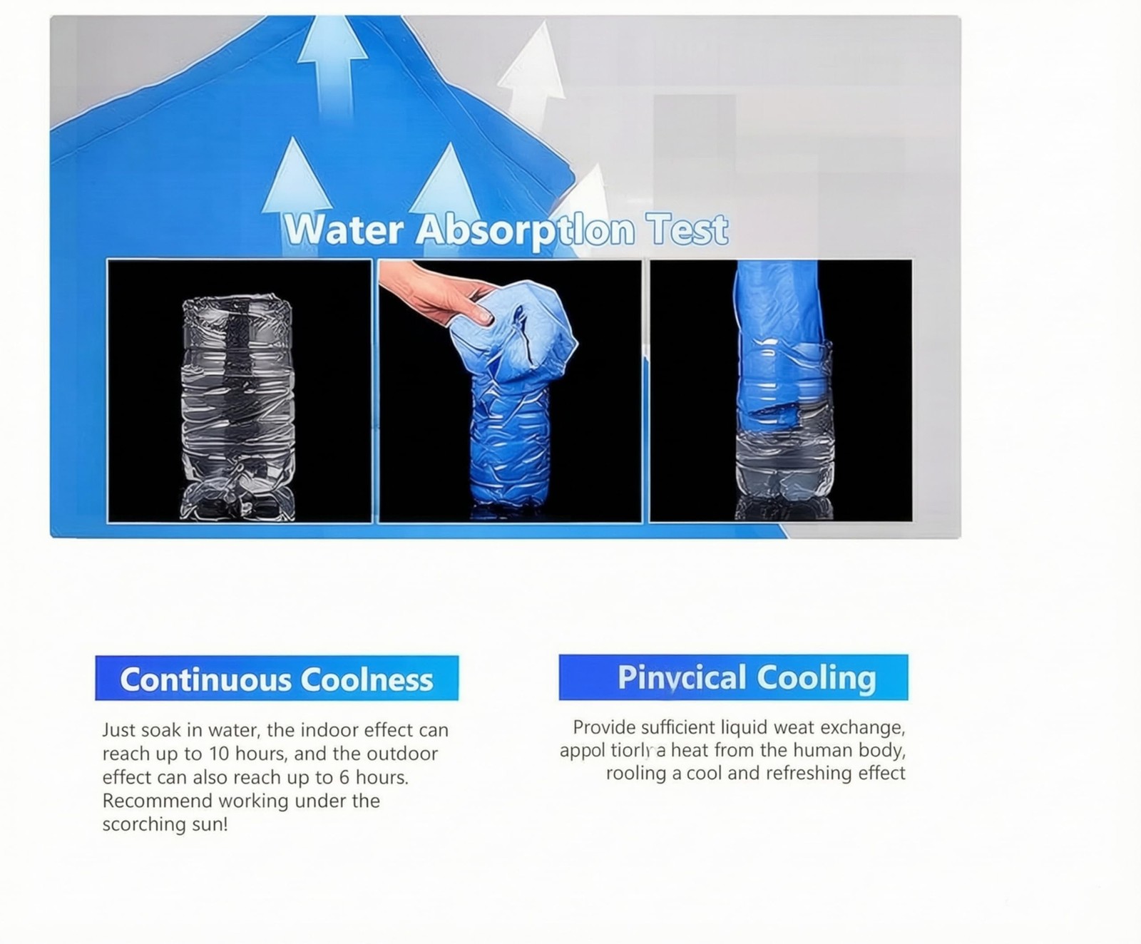 Cooling Ice Vest for Men Women Reusable, Lightweight & Sweat-Absorbent gallery
