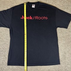 Vintage Y2K Hack Roots T-Shirt AAA Size XL Anime Comic Manga Bandai Promo Tee