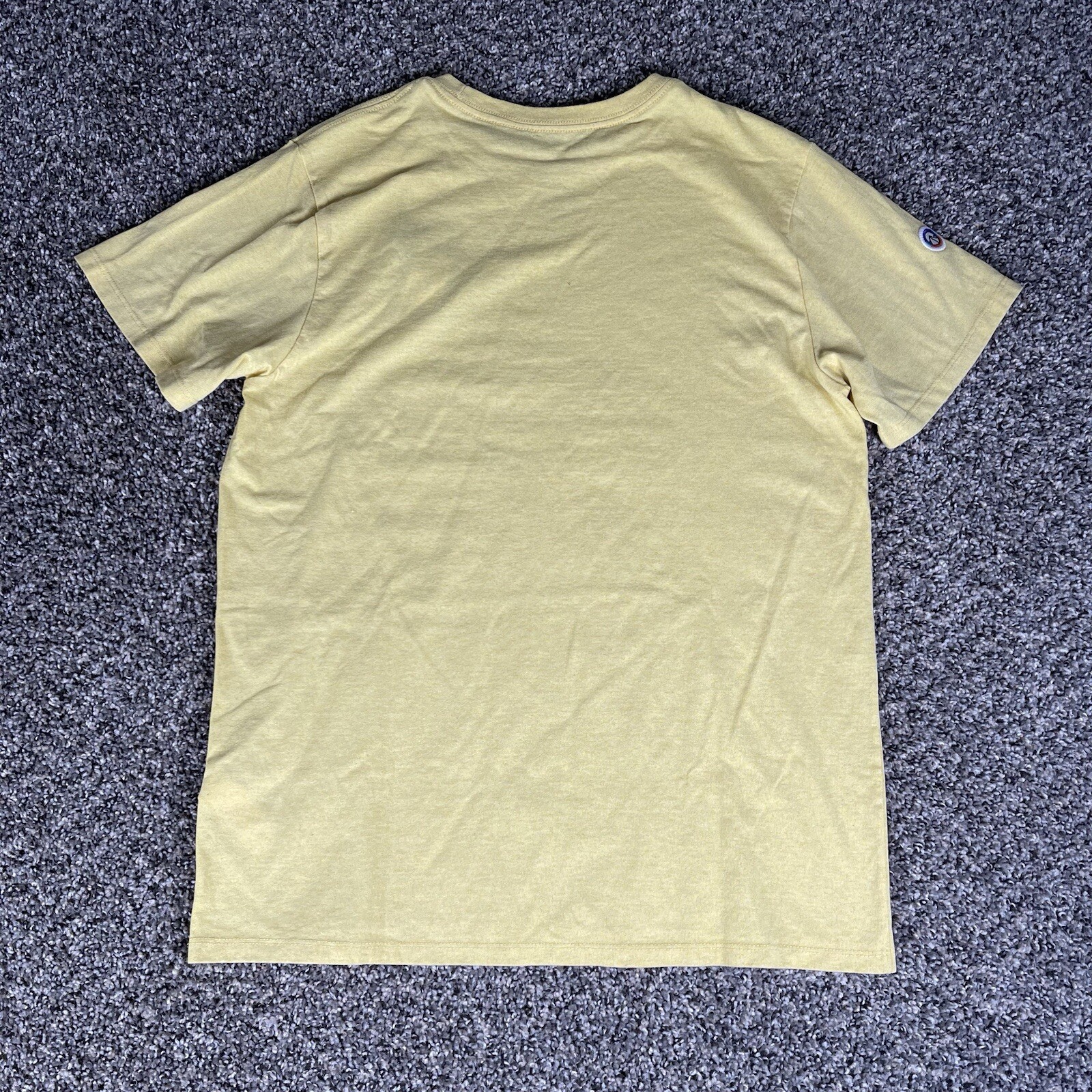 Patagonia Men's Fitz Roy Icon Responsibili Tee Shirt Milled Yellow, Size XL gallery