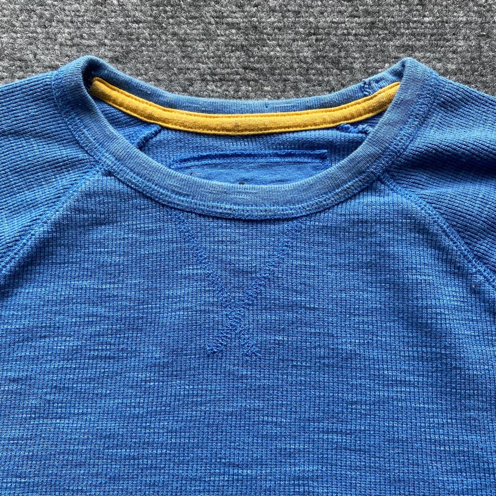 Urban Pipline Shirt Men Medium Blue Cotton Blend Long Sleeve Ribbed Cuff gallery
