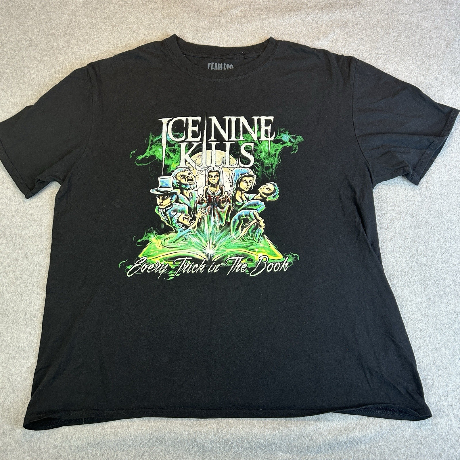 Fearless Records Ice Nine Kills Black Graphic T-Shirt Size 2XL Every Trick