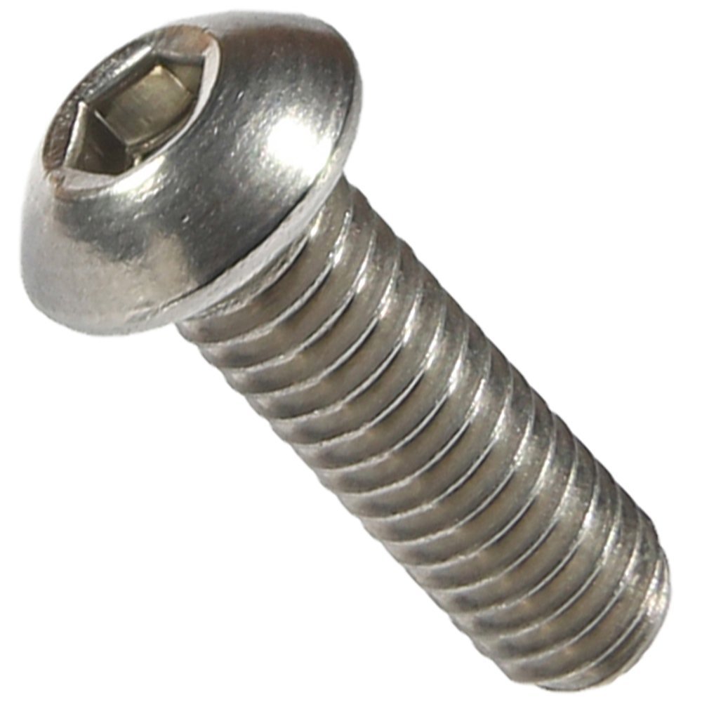 M4-0.70 x 12MM Button Head Socket Cap Screws ISO 7380 Stainless Steel Qty 5000