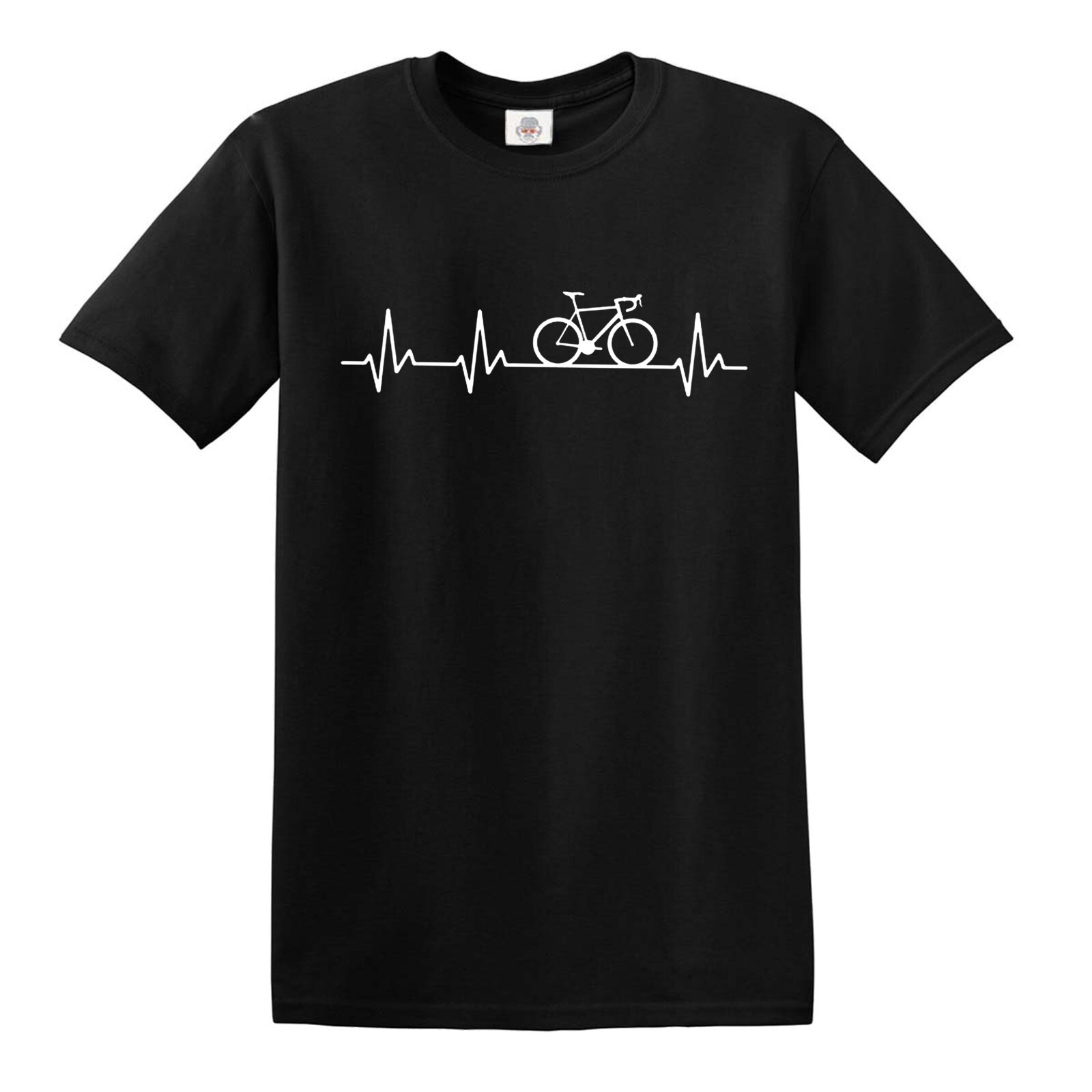 HEARTBEAT BICYCLE ESSENTIAL T-SHIRT Gift Present Tee