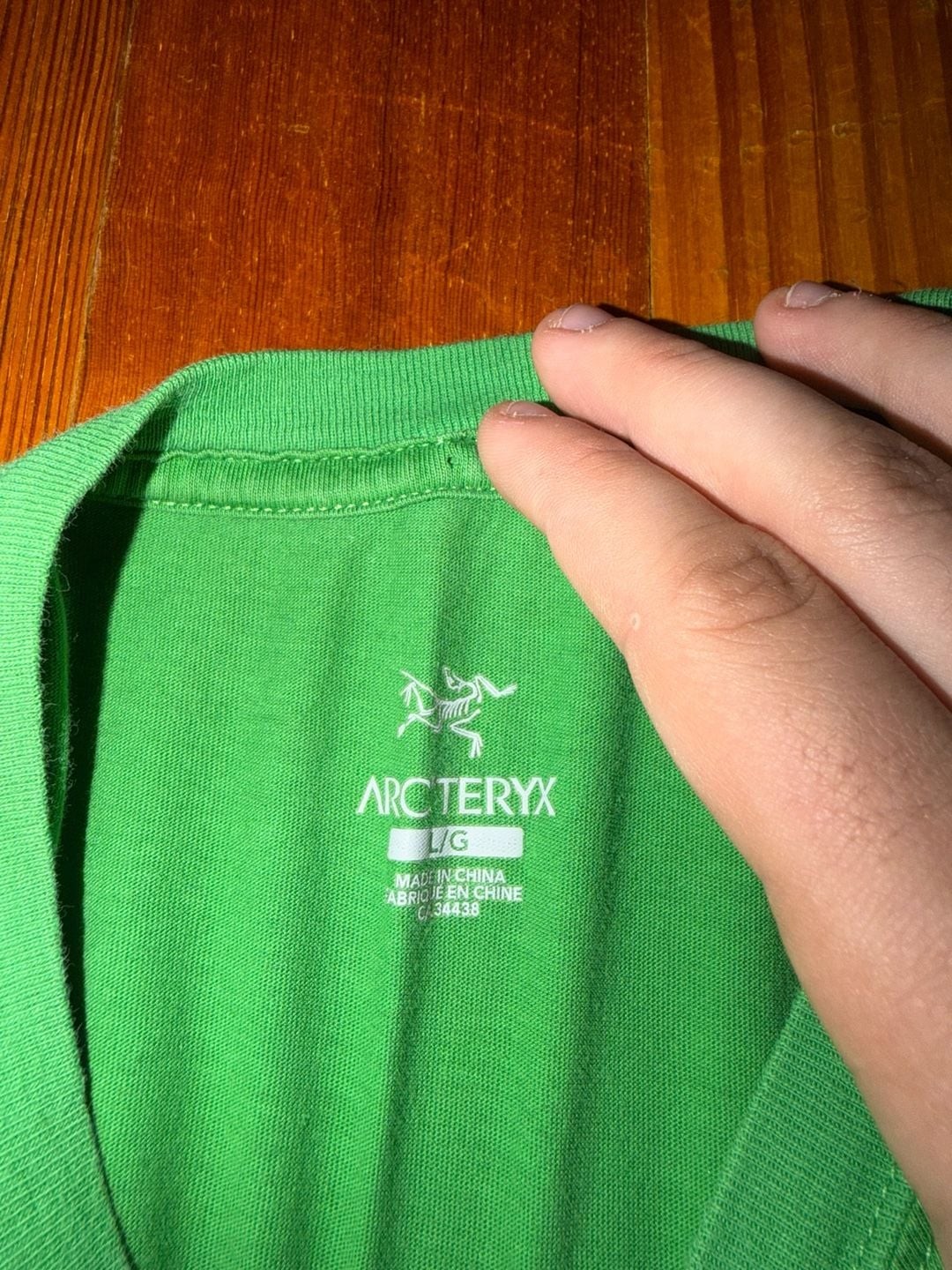 Arc'teryx Archaeopteryx Word Logo Cotton T-Shirt Green gallery