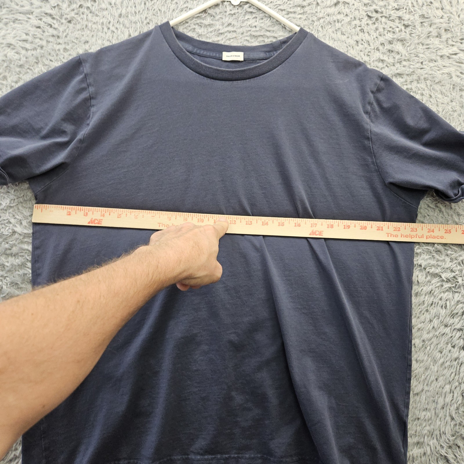 Son of a Tailor T Shirt XL Blue Rolled Sleeves 100% Supima Cotton gallery