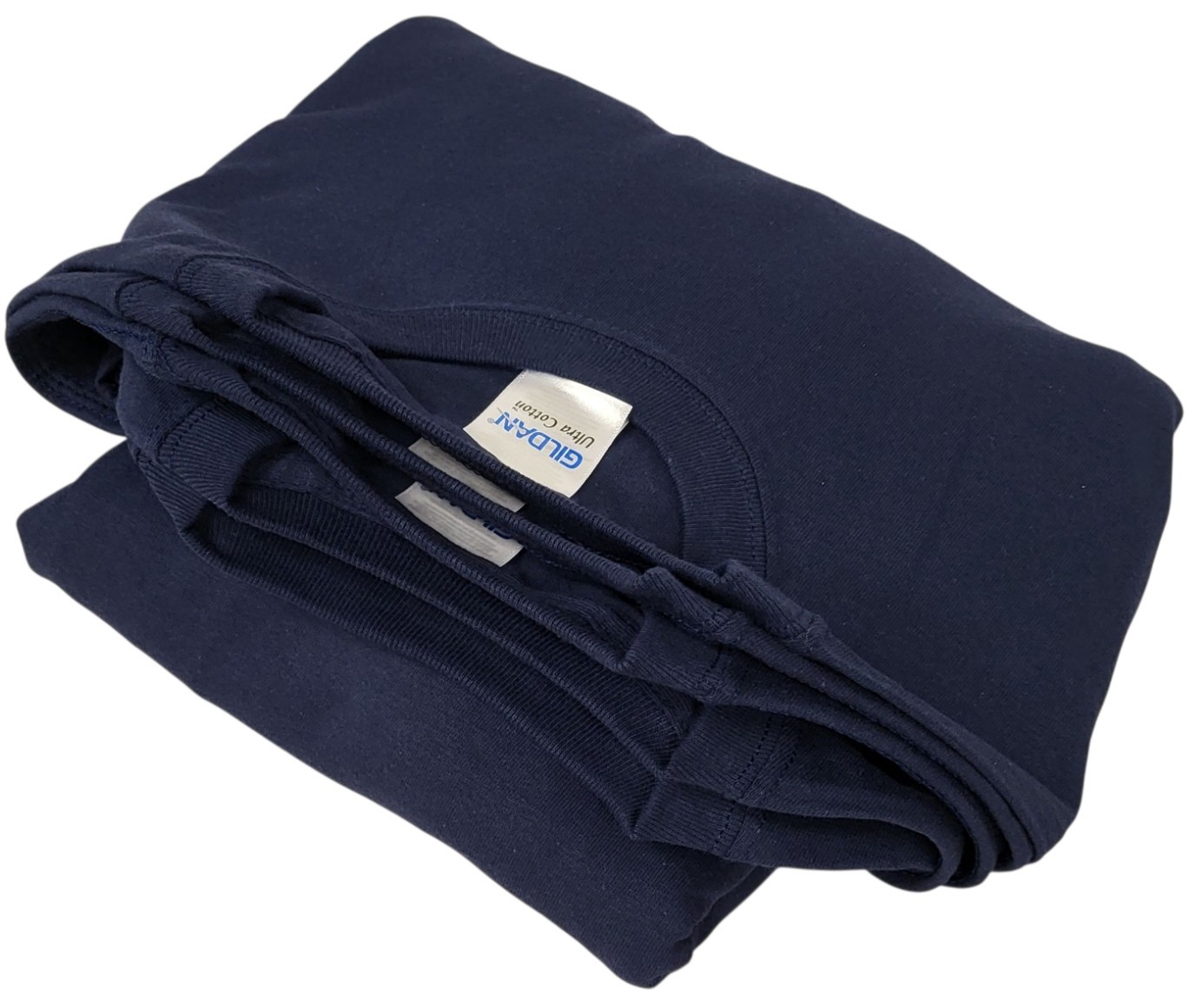 5 PACK Gildan Medium Blue Ultra Cotton Short Sleeve Blank Crew Neck Tee T-Shirt gallery