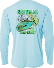 Long sleeve microfiber fishing boat sun protection UPF 50 shirt