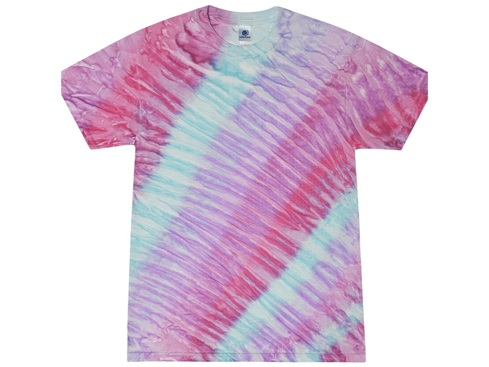 Vibrant Multicolor Tie Dye T-Shirts Adult & Kids 100% Cotton Colortone gallery