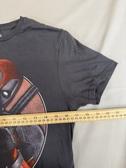 DEADPOOL BELIEVE IN YOURSELF Graphic T-Shirt Short Sleeve Size S C P (34/36)