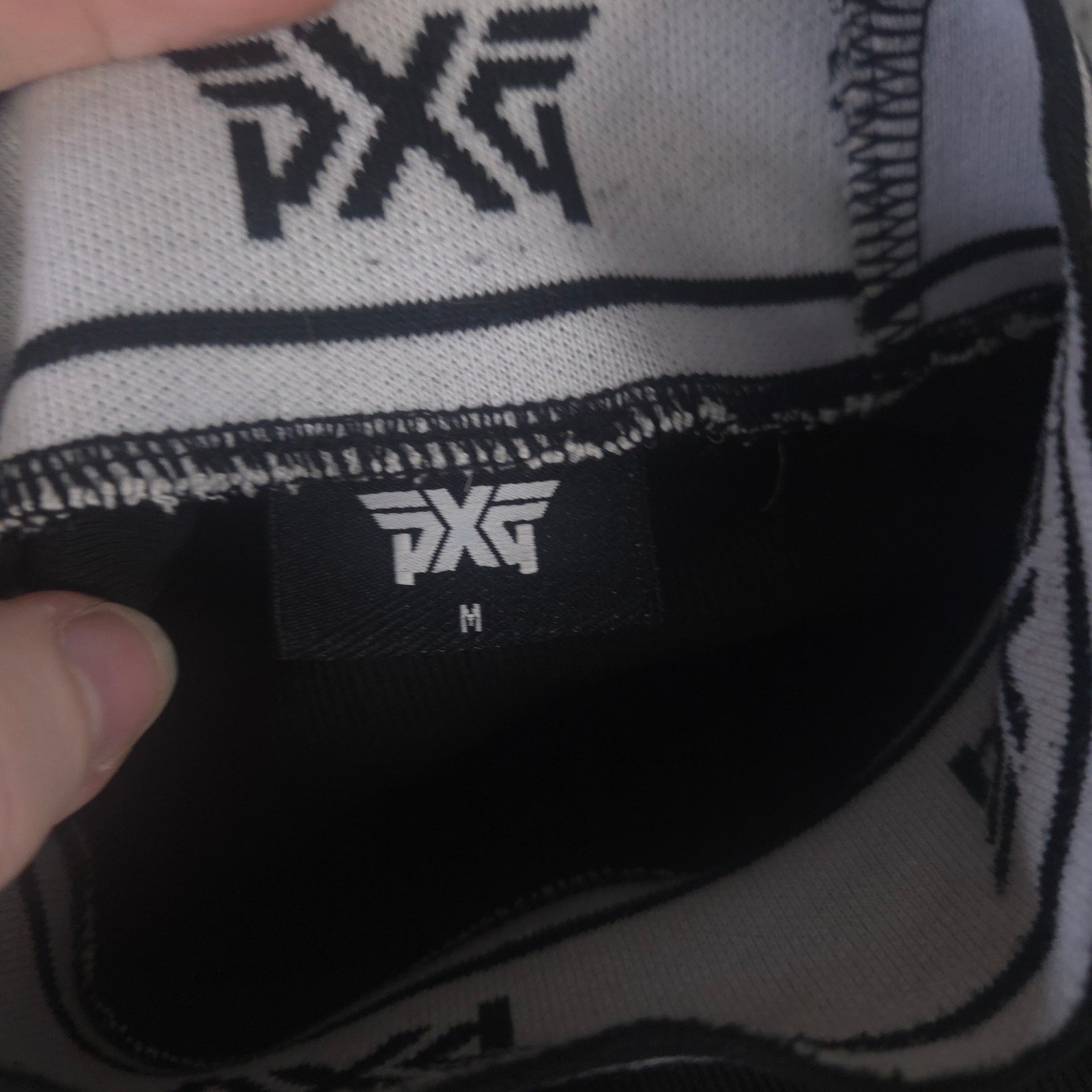 PXG Shirt Mens Medium Logo Mock Neck Polyamide Elastane Golf Top Long Sleeve gallery
