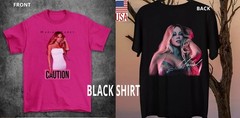 Caution Mariah Carey 2-sides black fan Unisex Shirt All Size II265