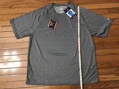 NWT Men’s Zeroxposur Sun Protection UPF Top Gray XXL Comfort Stretch Polyester