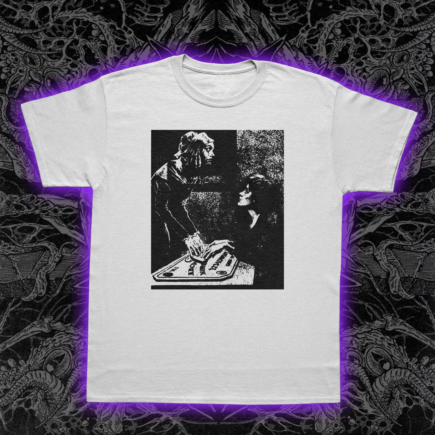 Spirit Communication T-Shirt Ouija Board Occult Seance Gothic Paranormal Tee gallery