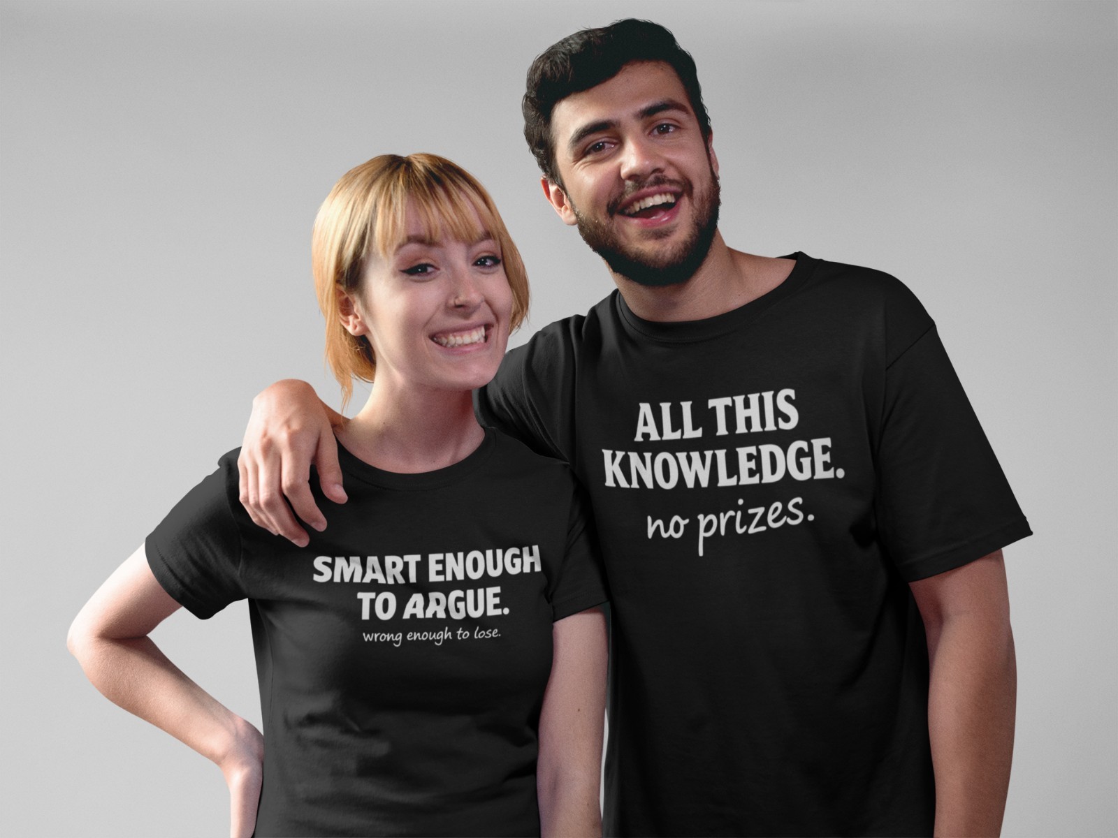 Smart Enough To Argue - Funny Team Trivia Shirts - Xs-5x Unisex Soft T-shirt gallery