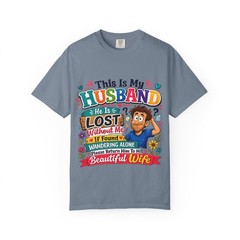 This Is My Husband Lost Without Me T-shirt | Funny Couple Shirt