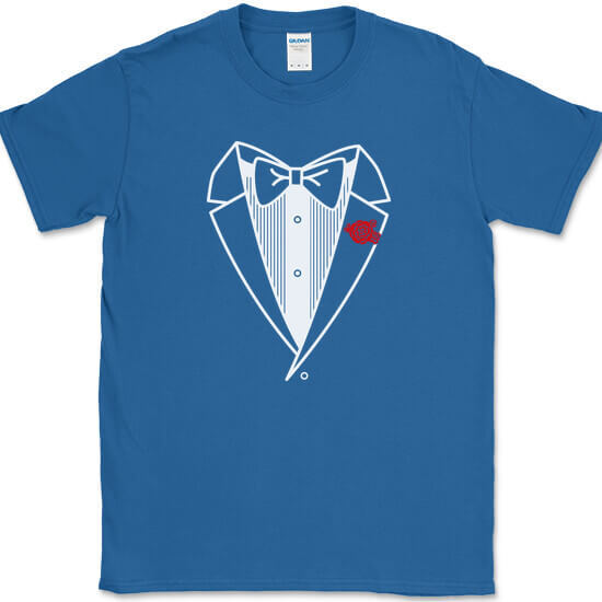 TUXEDO T-Shirt Funny Costume Formal Humor Joke Gift Marriage Novelty Tee gallery