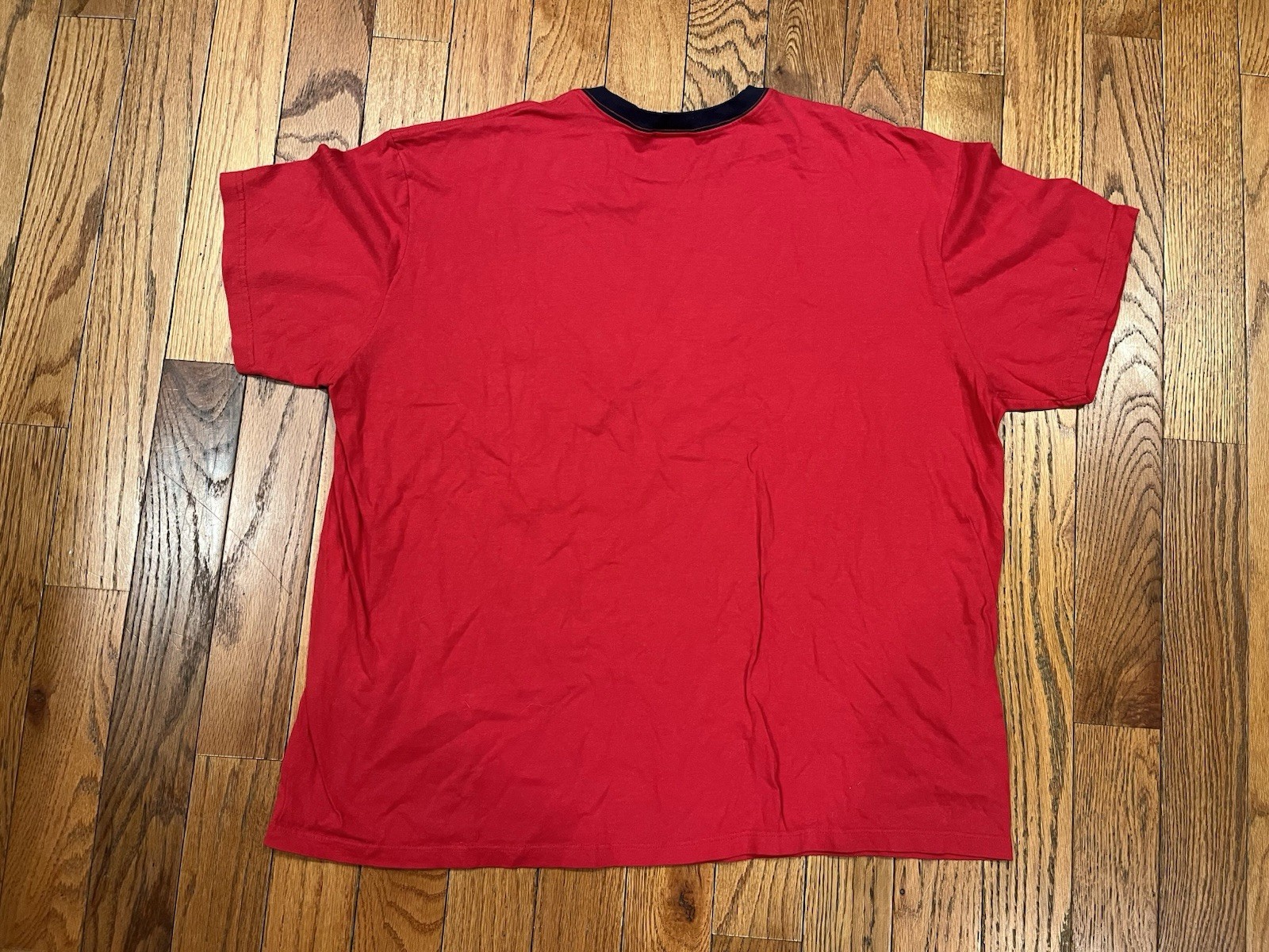 Vintage Polo Ralph Lauren American Flag Shirt Red Ringer T-Shirt VTG XXL 2XL gallery