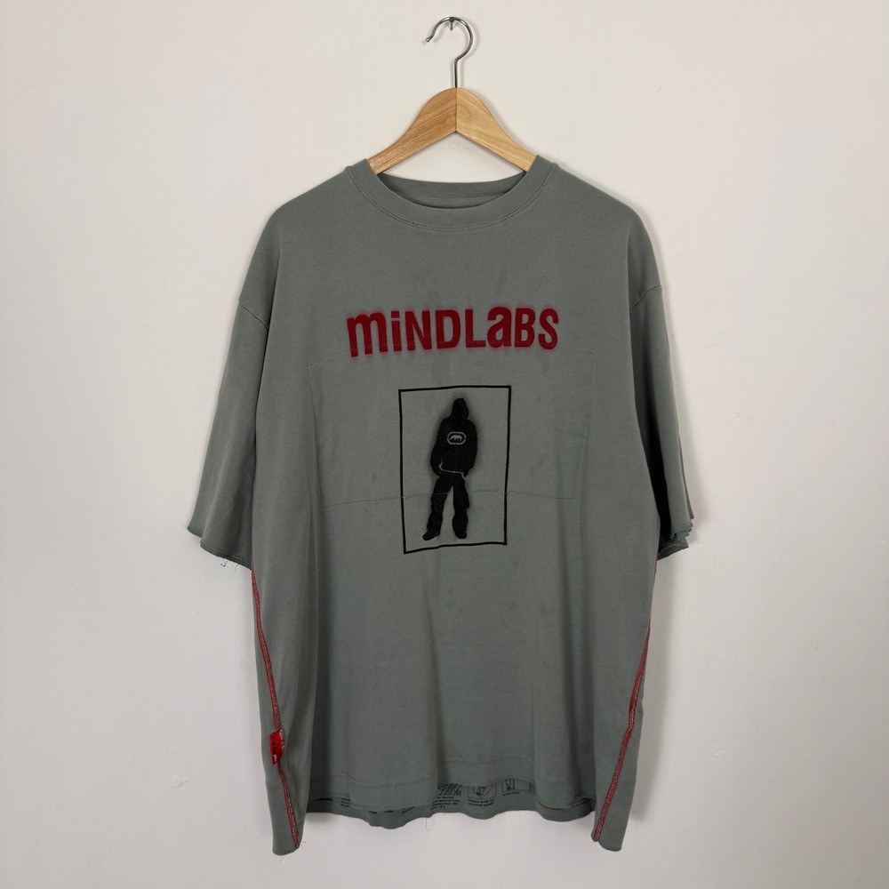 Vintage Y2K Ecko Unlimited Mindlabs Graffiti Rave Hip Hop Tee Shirt Streetwear