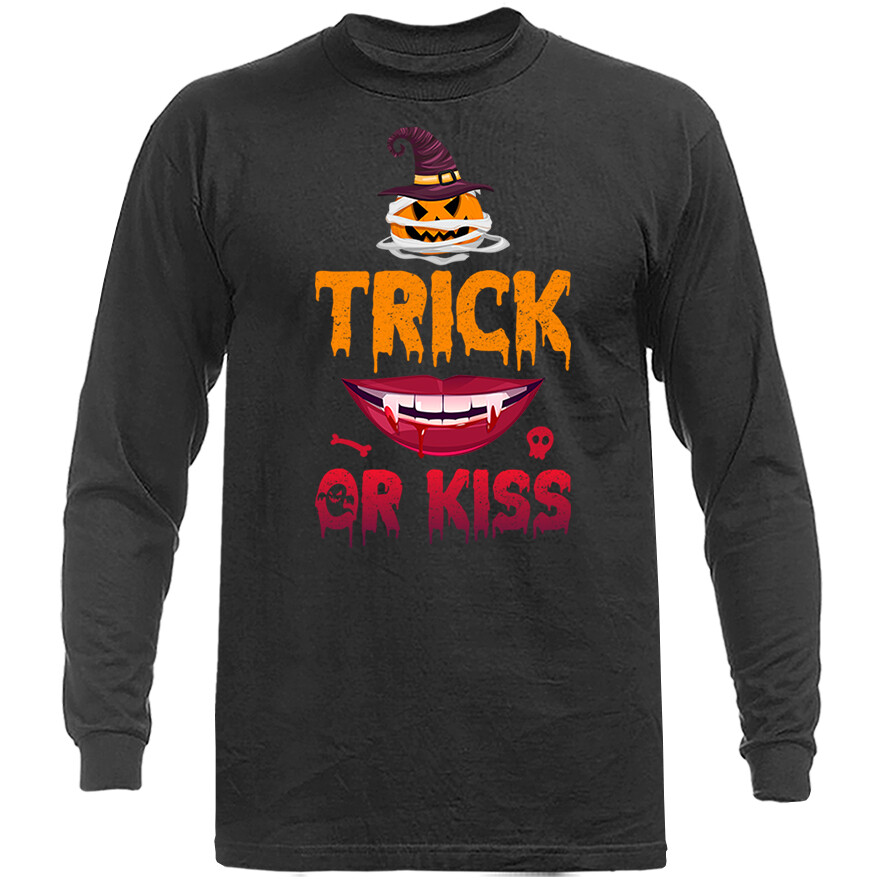 Halloween Costume Spooky Witches Pumpkin Ghost Long Sleeve T-Shirt