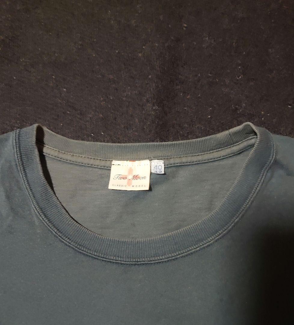TwoMoon T-Shirt Blue M - Slightly Faded Neckline gallery