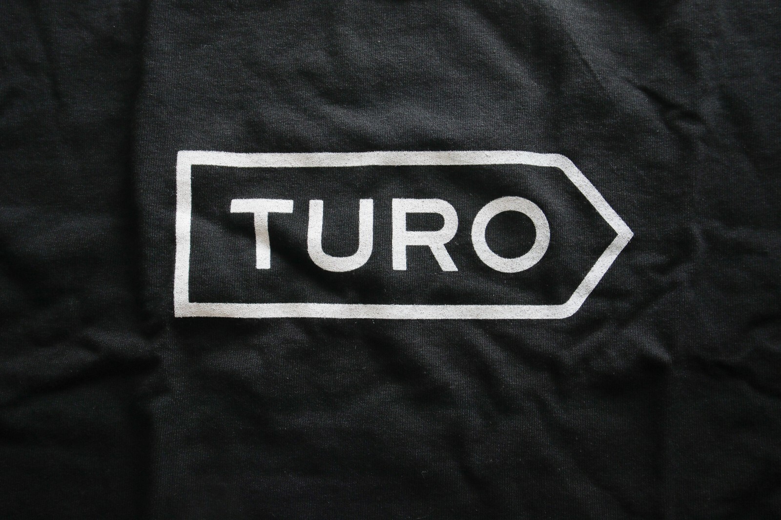 Black Turo T Shirt Made In The United States Size Large Cotton Poly 100% Recycle gallery