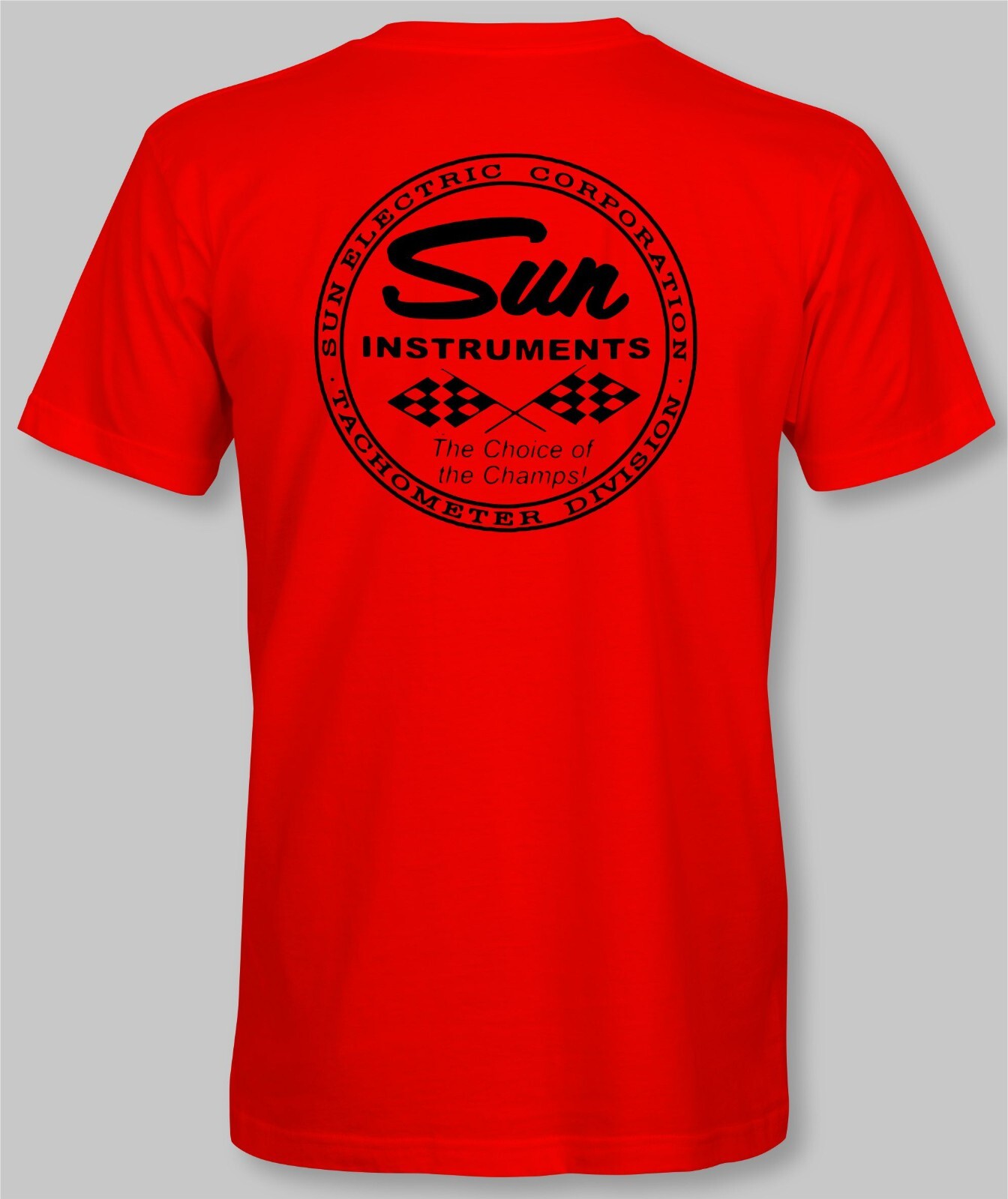 SUN INSTRUMENTS Retro T-Shirt tachometer tach speed shop hot rod electric corp gallery