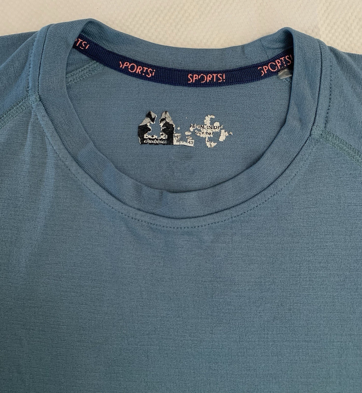 Chubbies Sports Shirt Mens Blue Workout Stretch Preppy Polyamide Run Athleisure gallery