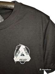 PALACE Tri Ferg Head Shirt Reflective Graphic Skateboard Sz SMALL Black NEW Rare