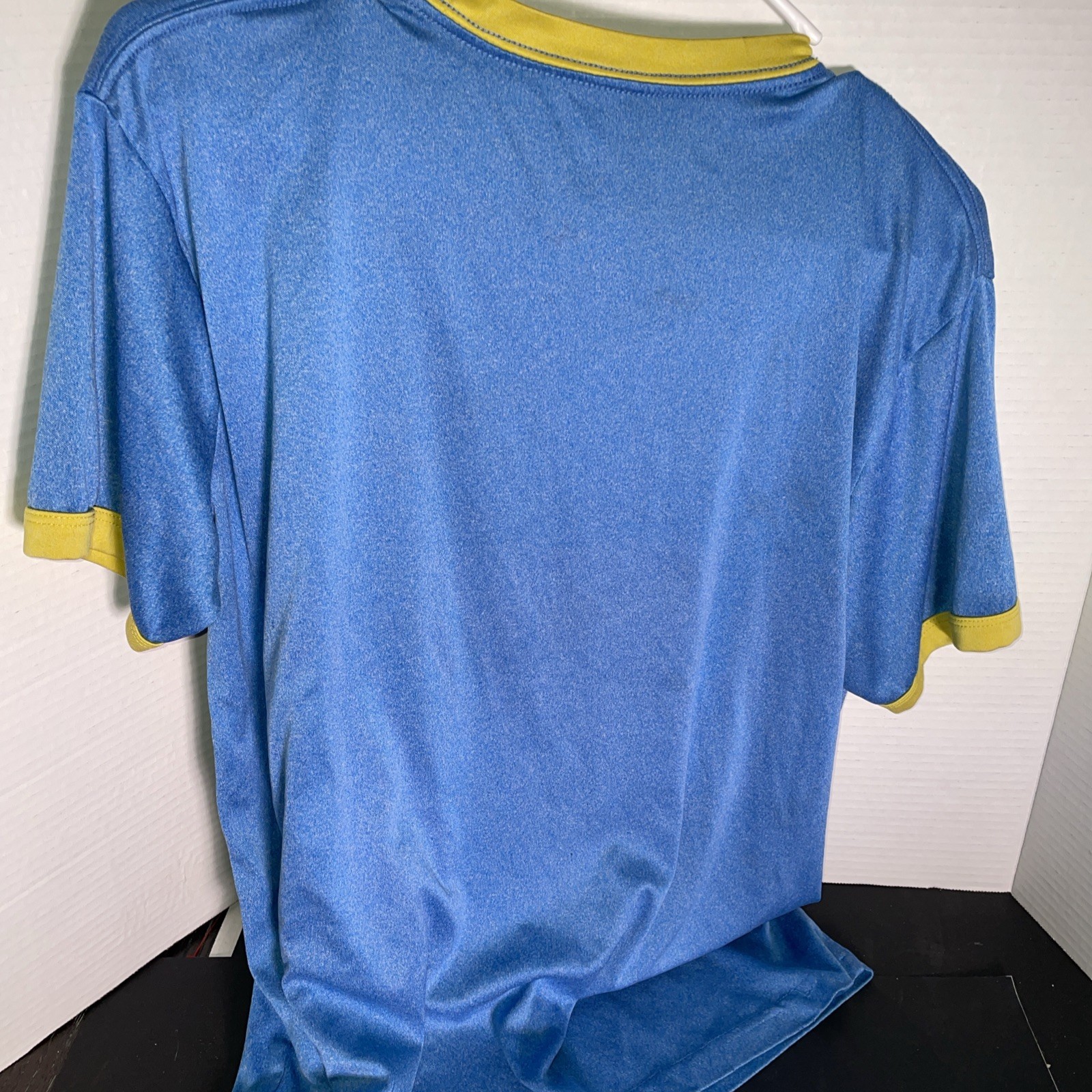 FC Barcelona Men's T Shirt Short Sleeve Shirt Size Medium Has Some Wear, Stain gallery