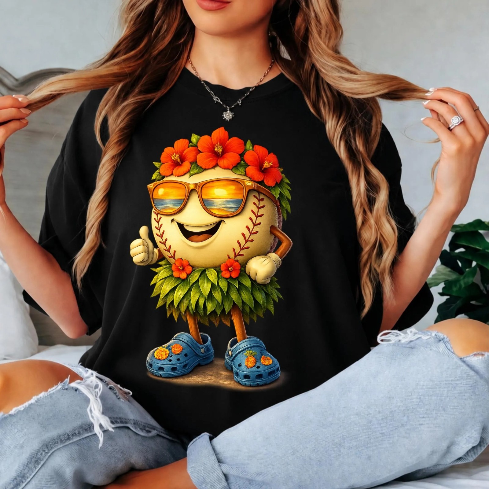 Cute Hawaiian Pickleball Shirt, Funny Tropical Beach Summer Vacation Tee T-Shirt gallery