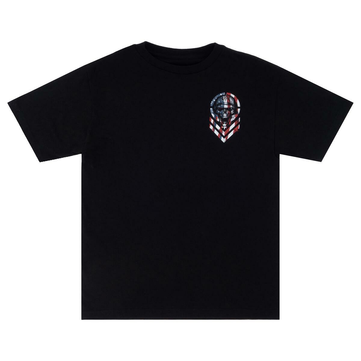 Metal Mulisha Street Bike Motor Cross Americana Tattoo Art Mens Tee PAT CHEVRON gallery